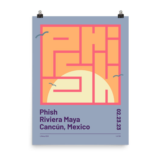 Phish Mexico 2023 Night One Limited Edition Print