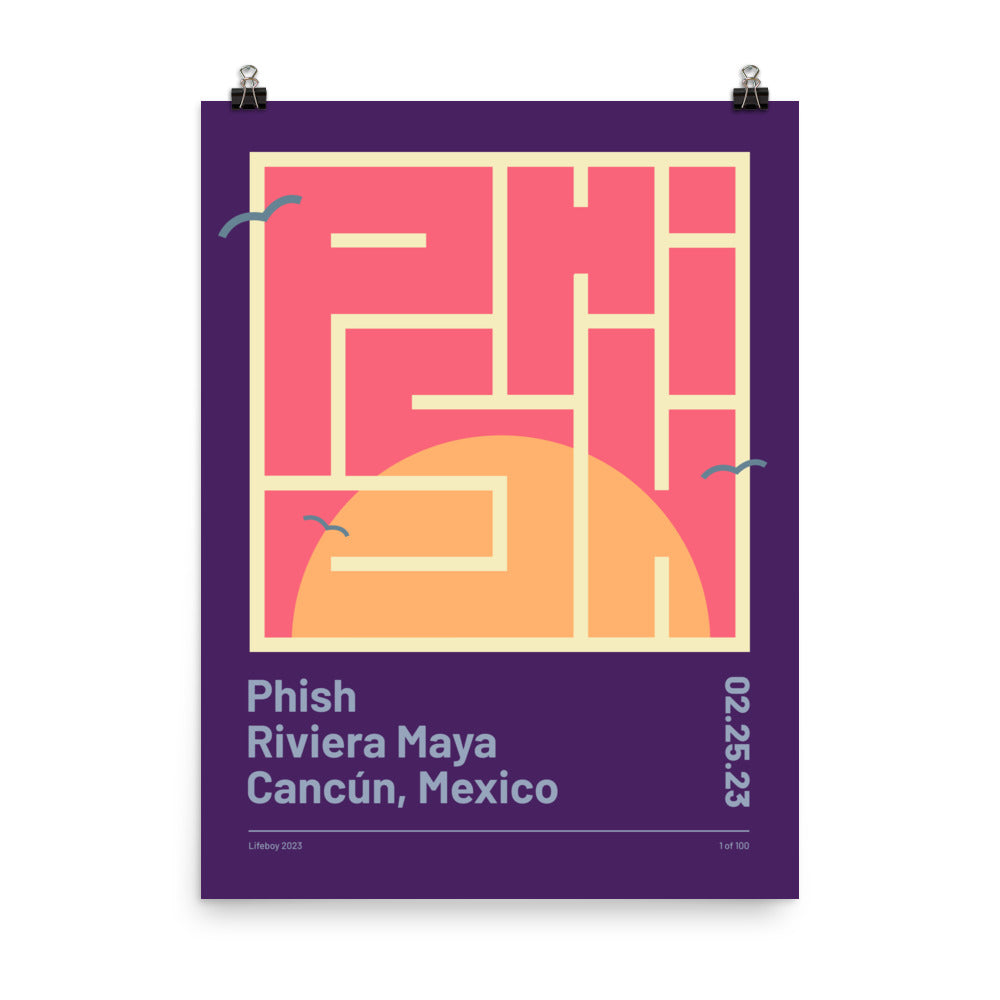 Phish Mexico 2023 Night Three Limited Edition Print