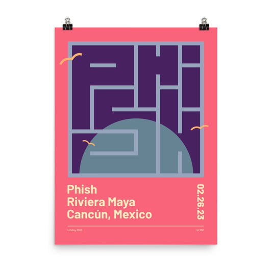 Phish Mexico 2023 Night Four Limited Edition Print