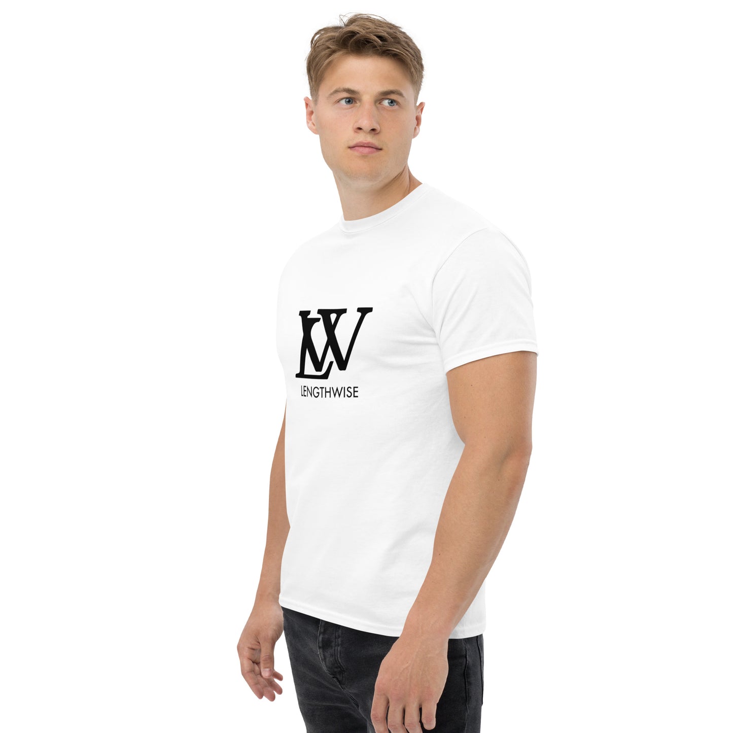 Lengthwise Short Sleeve T-Shirt