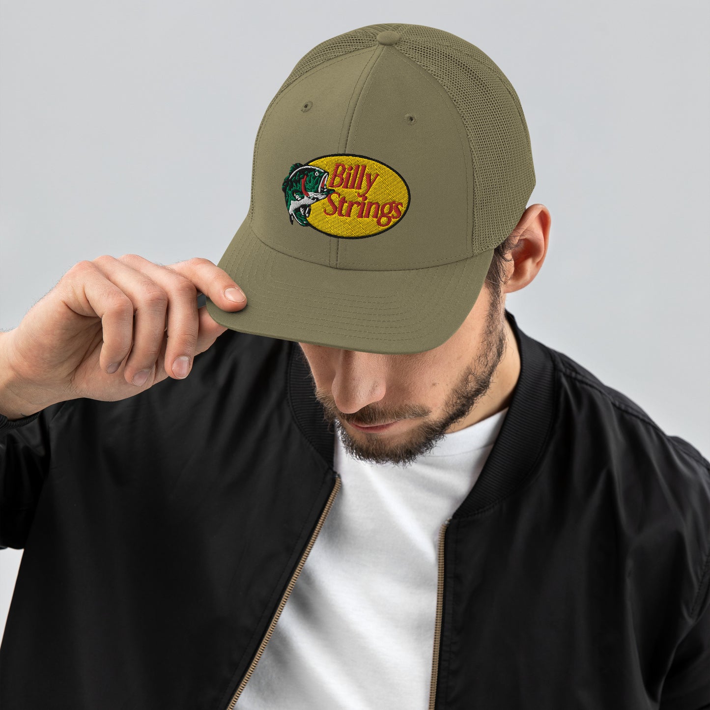 Billy Strings Grass Pro Tan Trucker Cap