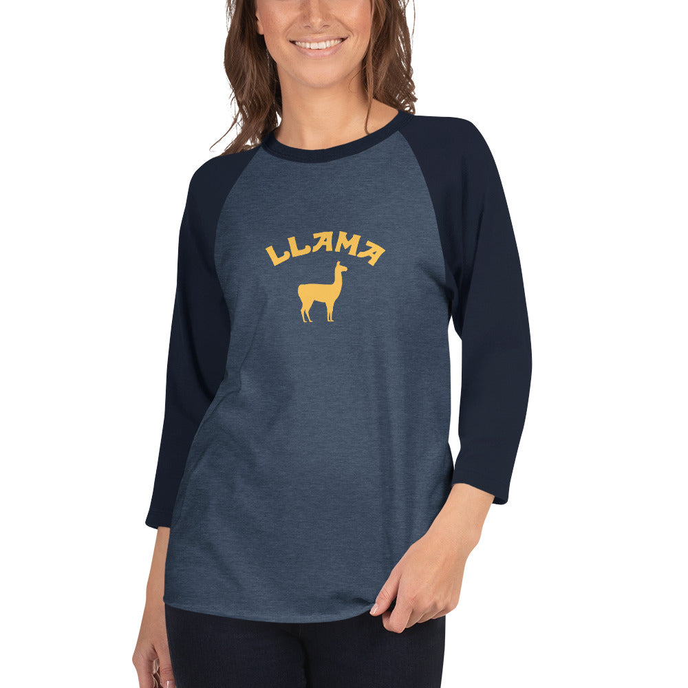 Llama 3/4 Sleeve Shirt