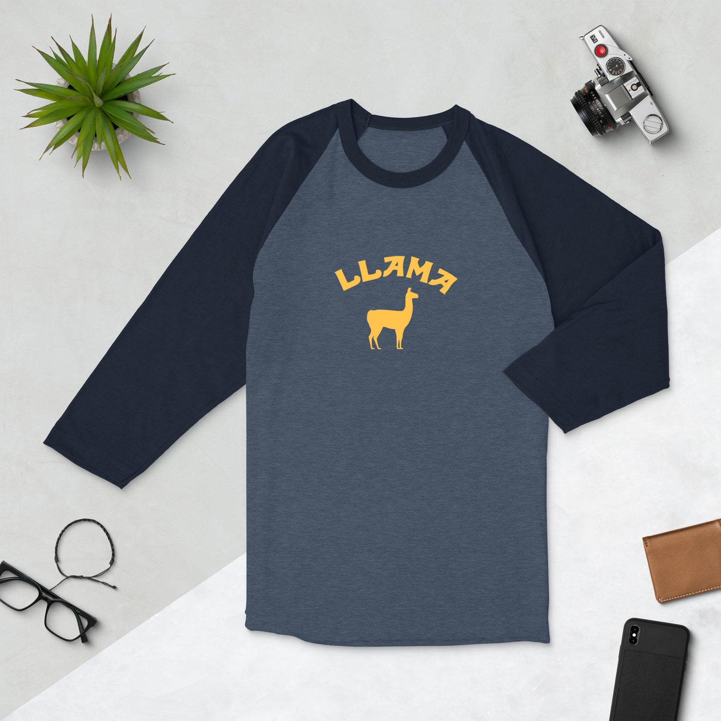 Llama 3/4 Sleeve Shirt