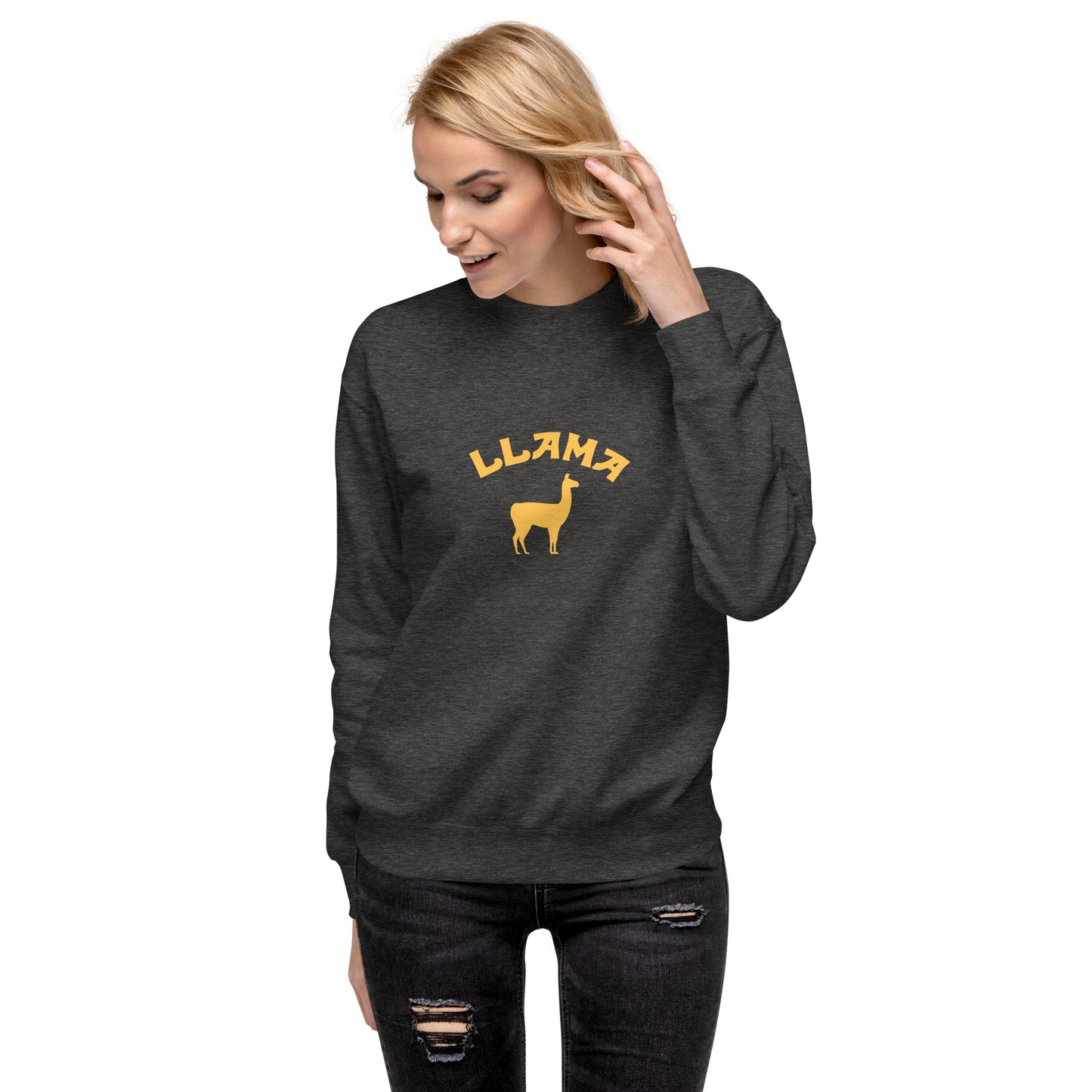 Llama Crew Neck Sweatshirt