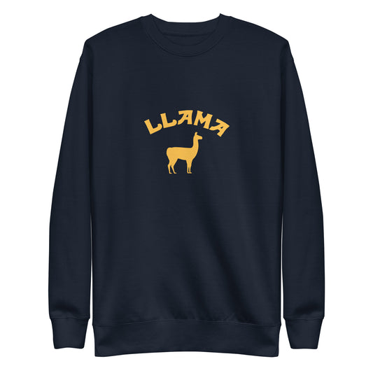 Llama Crew Neck Sweatshirt